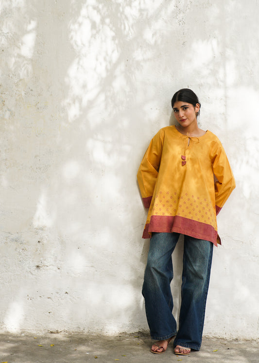 Postcard Mustard Kurta