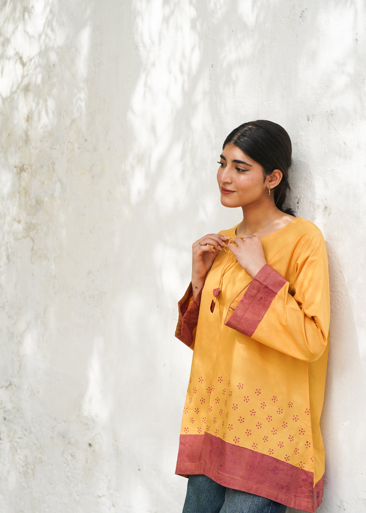 Postcard Mustard Kurta