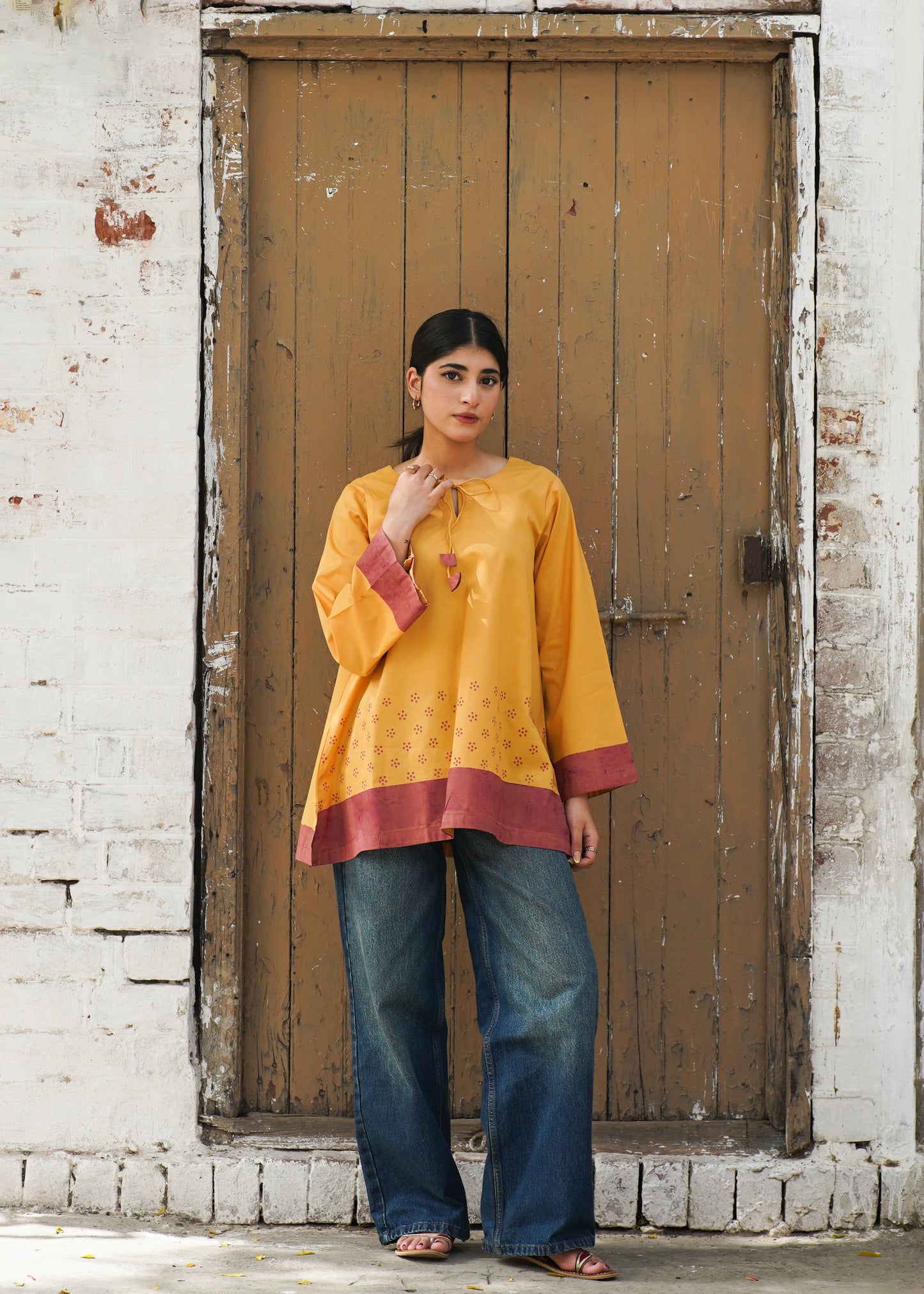 Postcard Mustard Kurta