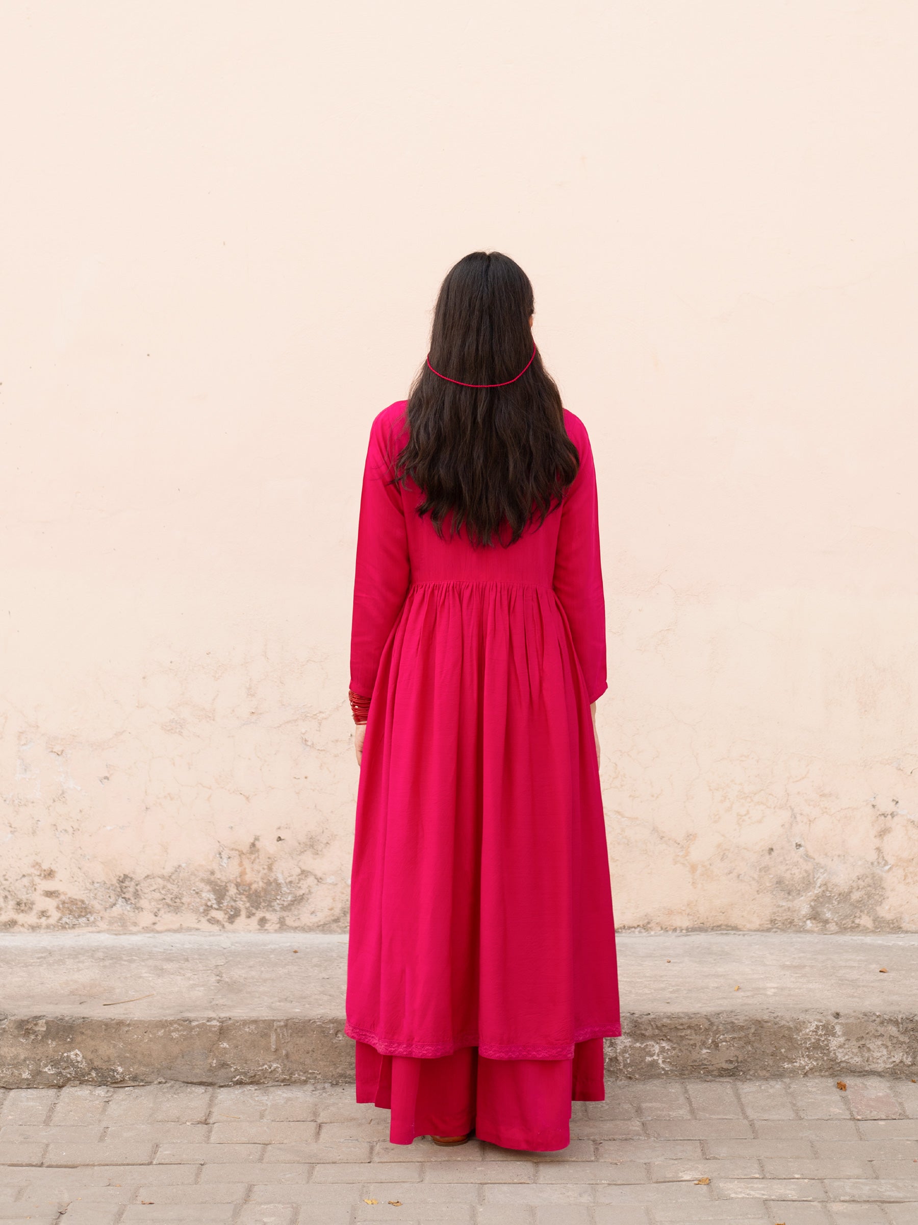 Cerise Peshwas Set