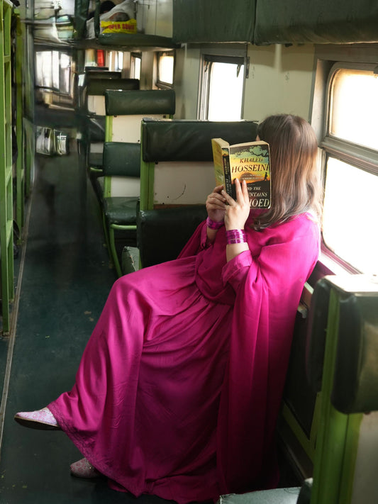 Cerise Peshwas Set