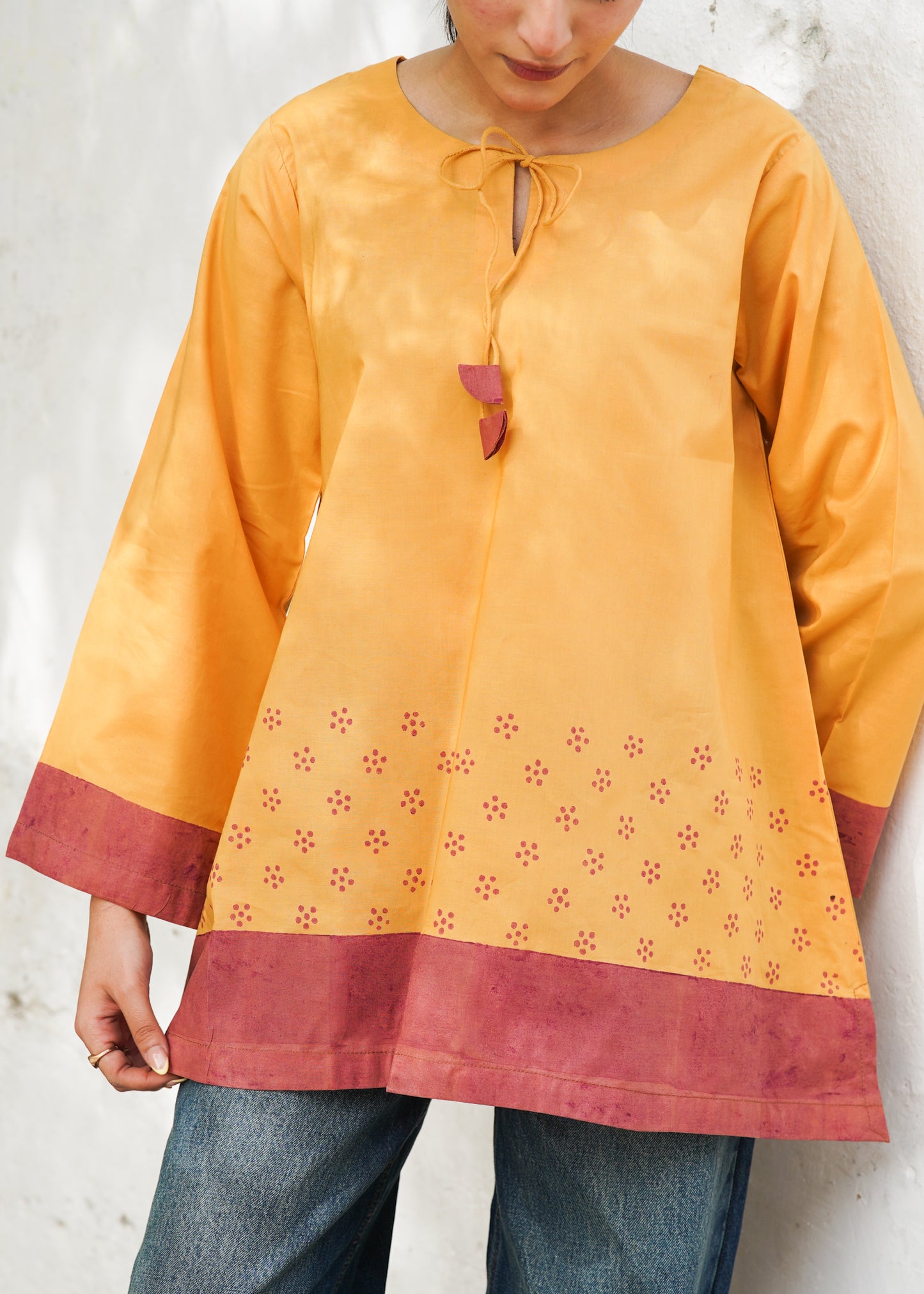 Postcard Mustard Kurta